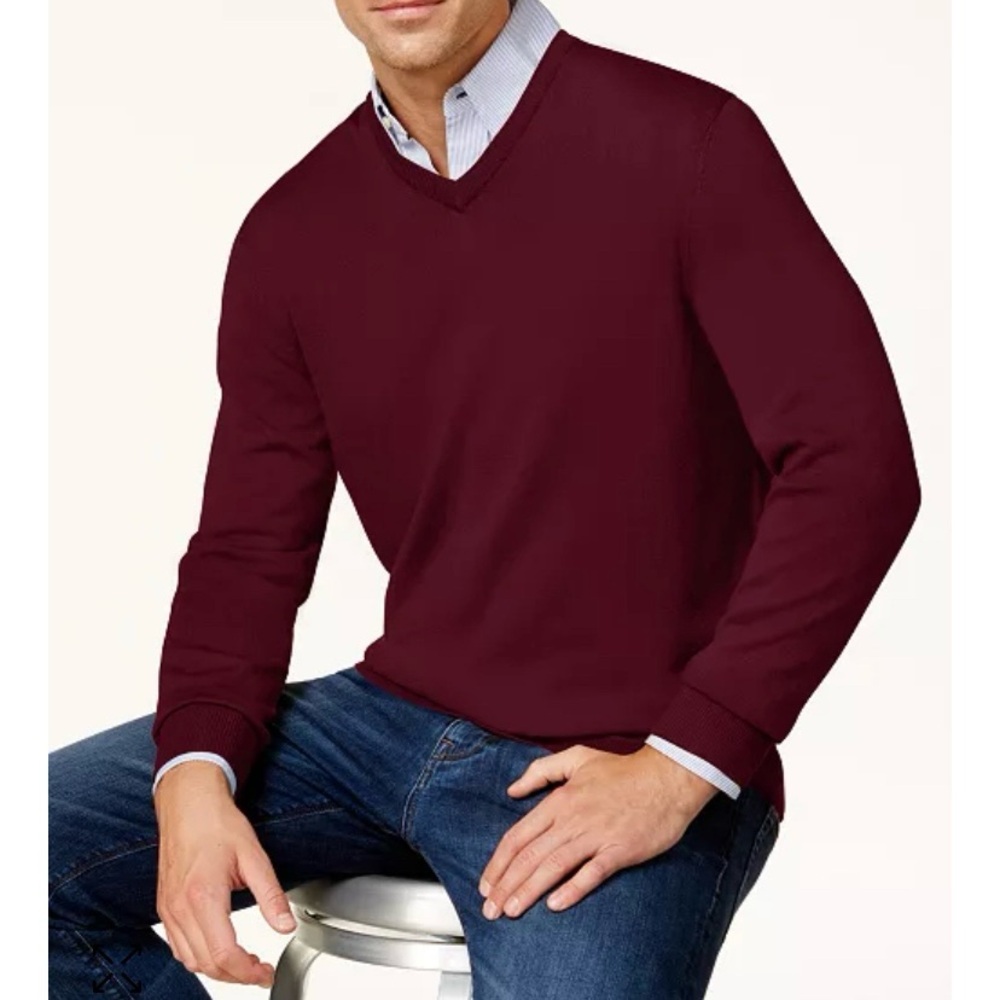 Club Room | Merino V-Neck pullover sweater